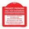 Signmission Only for Customers During Normal Business Hours No Overnight Parking No Trucks at Any, RW-1818-23519 A-DES-RW-1818-23519 - alternate 1